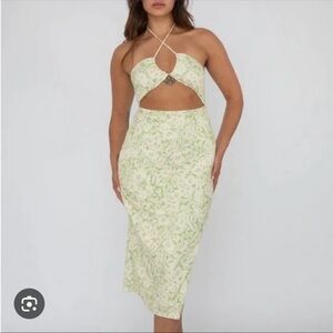 NWOT Resa Nikki midi bodycon dress